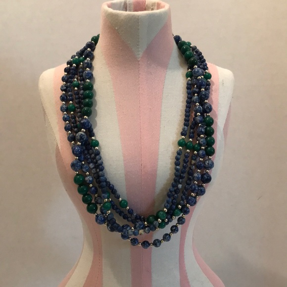 Multicolor glass beads necklace - Picture 1 of 6